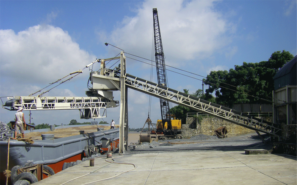 Băng tải cầu cảng